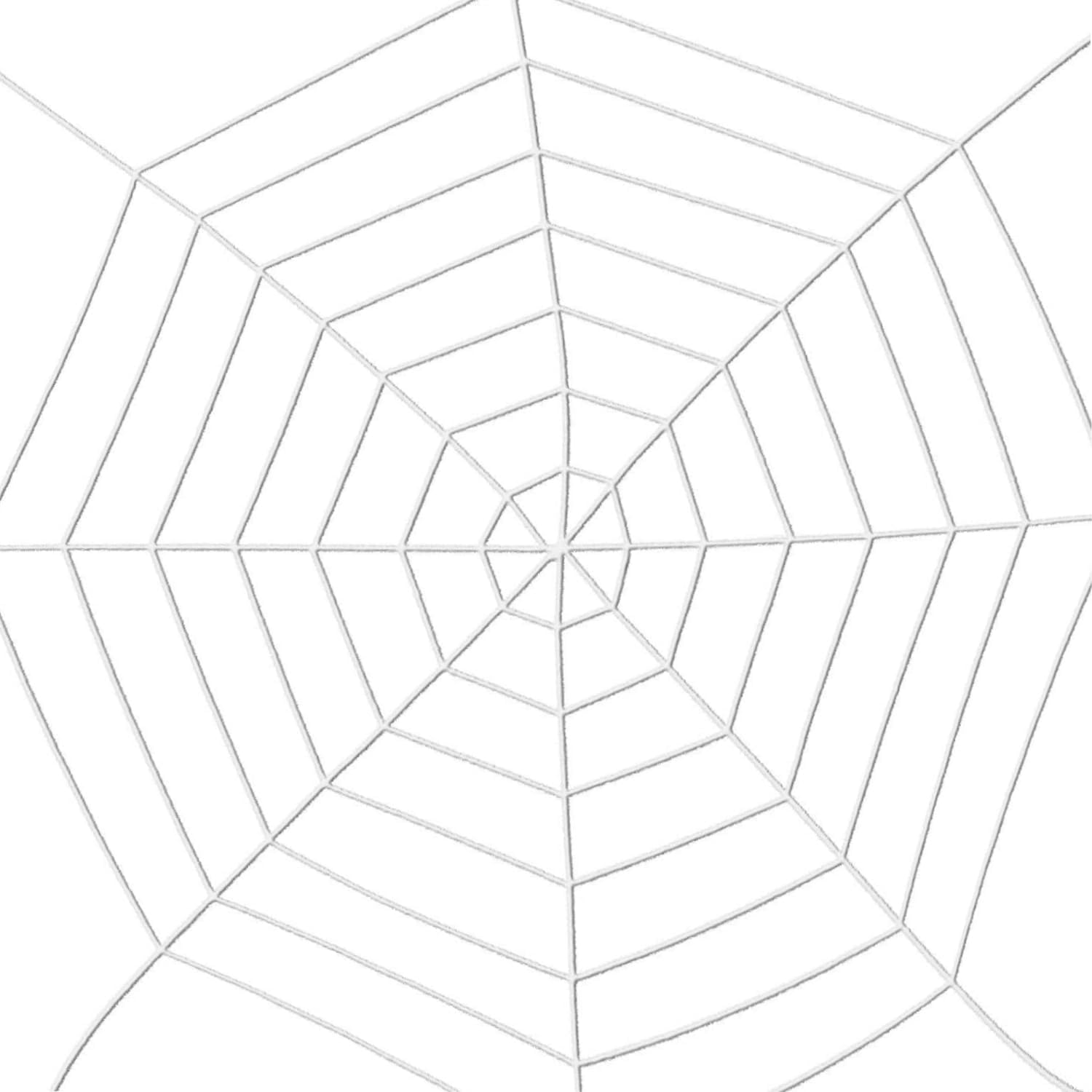 Spider Web Decoration 4.9ft White Coils Fake Spider Webs Scary Hanging Spiderweb for House Outdoor Indoor Decor Halloween Party Cobwebs Favors Supplies